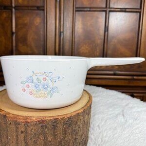 Vintage CorningWare Country Cornflower 1.5L Cook Pot Baking Pot